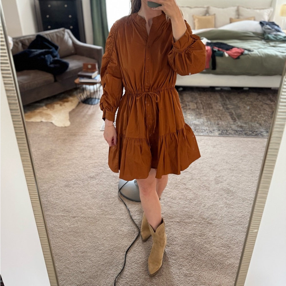 ASTR The Label Button-Front Mini Dress